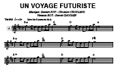 partition un voyage futuriste