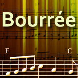Illustration du style Bourrée